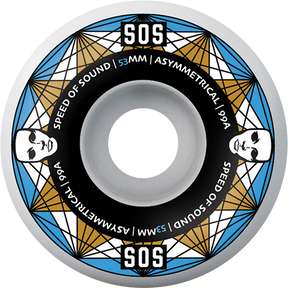 OPERA SOS HEATERS ASYMMETRICAL 53mm 99A CANDLE WHT WHEELS SET