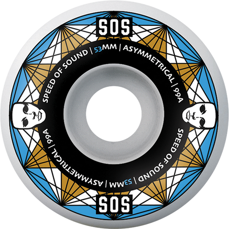 OPERA SOS HEATERS ASYMMETRICAL 53mm 99A CANDLE WHT WHEELS SET