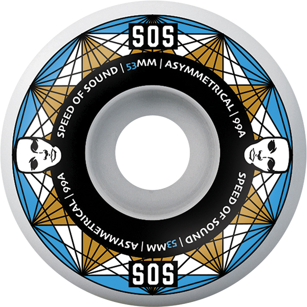 OPERA SOS HEATERS ASYMMETRICAL 53mm 99A CANDLE WHT WHEELS SET
