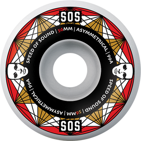 OPERA SOS HEATERS ASYMMETRICAL 56mm 90A CANDLE WHT WHEELS SET