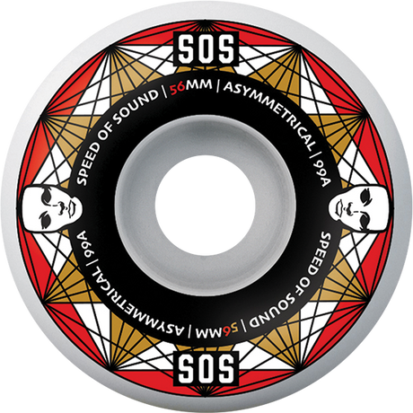 OPERA SOS HEATERS ASYMMETRICAL 56mm 90A CANDLE WHT WHEELS SET