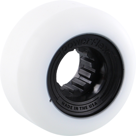 POWERFLEX GUMBALL 52mm 83b WHT/BLACK Wheesl Set