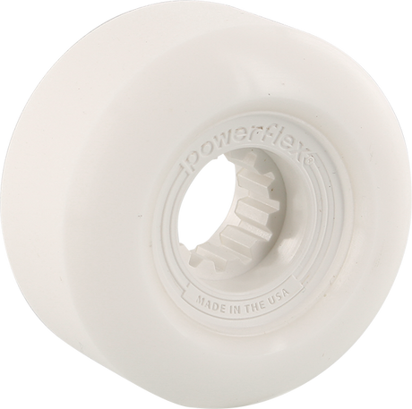 POWERFLEX GUMBALL 54mm 83b WHT/WHT WHEELS SET