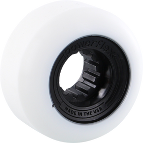 POWERFLEX GUMBALL 56mm 83b WHT/BLACK Wheesl Set