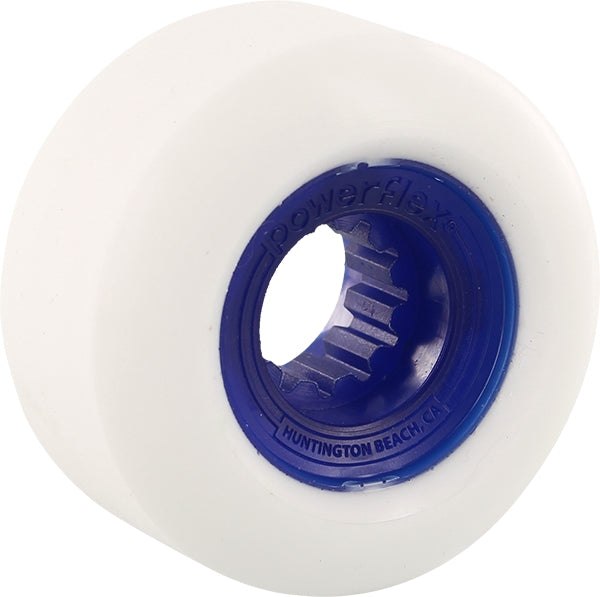 POWERFLEX GUMBALL 58mm 83b WHT/BLUE WHEELS SET
