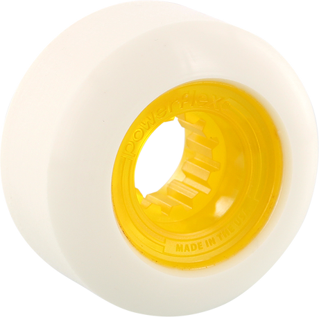 POWERFLEX ROCK CANDY 54mm 84b WHT/CLR.YELLOW Wheels Set