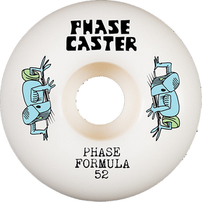 PHASECASTER CLONE 52mm 99a WHITE WHEELS SET