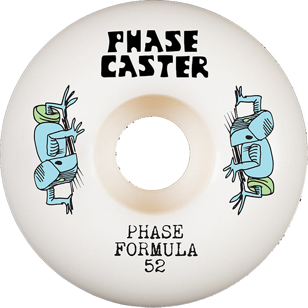 PHASECASTER CLONE 52mm 99a WHITE WHEELS SET
