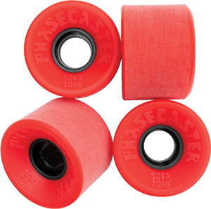 PHASECASTER SOFT TONE 56mm 78a RED WHEELS SET