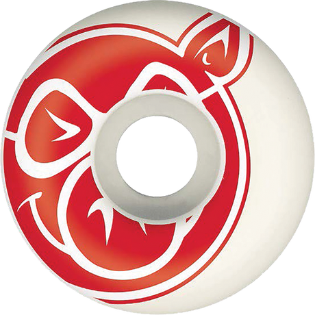 PIG CLASSIC 51mm 99A WHT/RED WHEELS SET