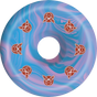 PIG CONICAL 53MM 99a BLUE/PINK SWIRL WHEELS SET