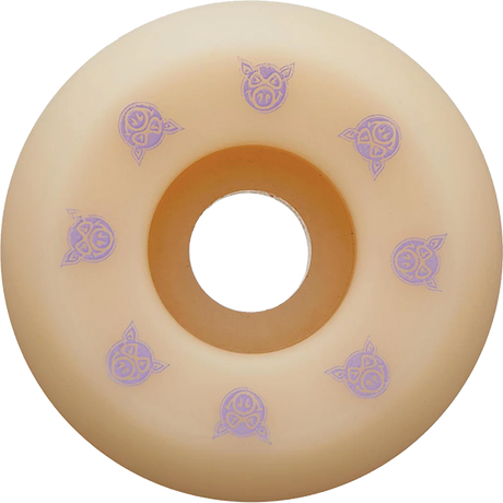 PIG CUBE 52MM 97A NAT/PURPLE WHEELS SET