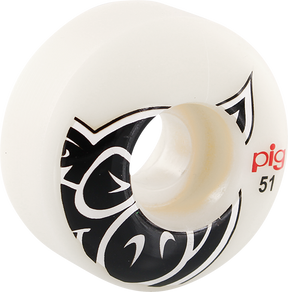 PIG HEAD NATURAL 51mm Skateboard Wheels