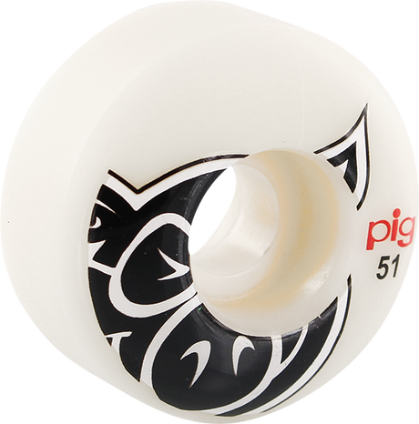 PIG HEAD NATURAL 51mm Skateboard Wheels