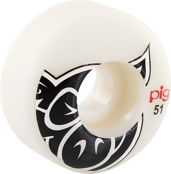 PIG HEAD NATURAL 51mm Skateboard Wheels