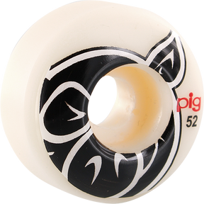 PIG HEAD NATURAL 52mm Skateboard Wheels