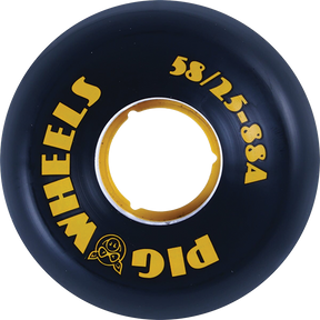 PIG RT 58MM 88A BLACK/YEL WHEELS SET