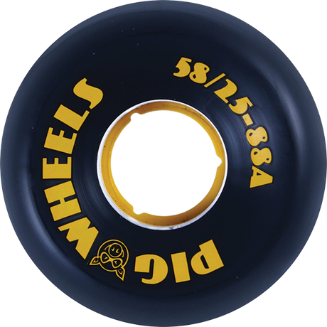 PIG RT 58MM 88A BLACK/YEL WHEELS SET