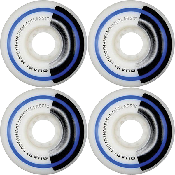 QUASI CLASS WHEEL 56MM WHITE WHEELS SET