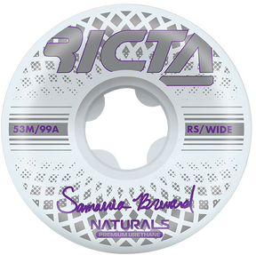 RICTA BREVARD REFLECTIVE NATURALS WIDE 53MM 99A WHEELS SET