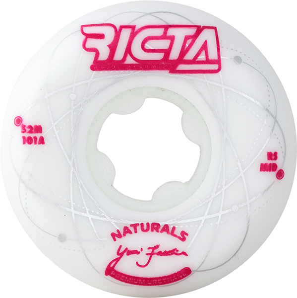 RICTA FACCHINI ORBITAL 52MM 101A WT/MTLC.RED WHEELS SET