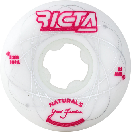 RICTA FACCHINI ORBITAL 52MM 101A WT/MTLC.RED WHEELS SET