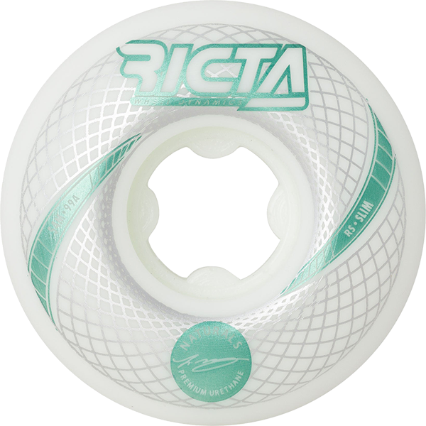 RICTA MCCOY VORTEX NATURALS SLIM 54MM 99A WHT WHEELS SET