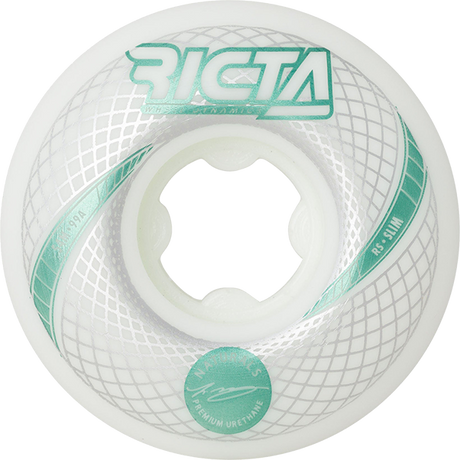 RICTA MCCOY VORTEX NATURALS SLIM 54MM 99A WHT WHEELS SET