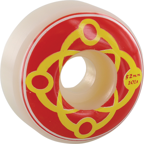 SATORI BIG LINK 52mm 101a WHT/RED WHEELS SET