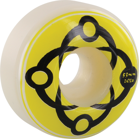 SATORI BIG LINK 53mm 101a WHT/YELLOW WHEELS SET