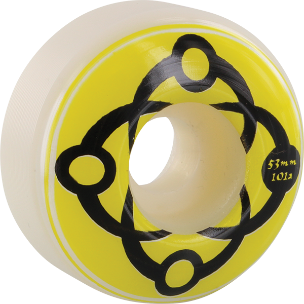 SATORI BIG LINK 53mm 101a WHT/YELLOW WHEELS SET