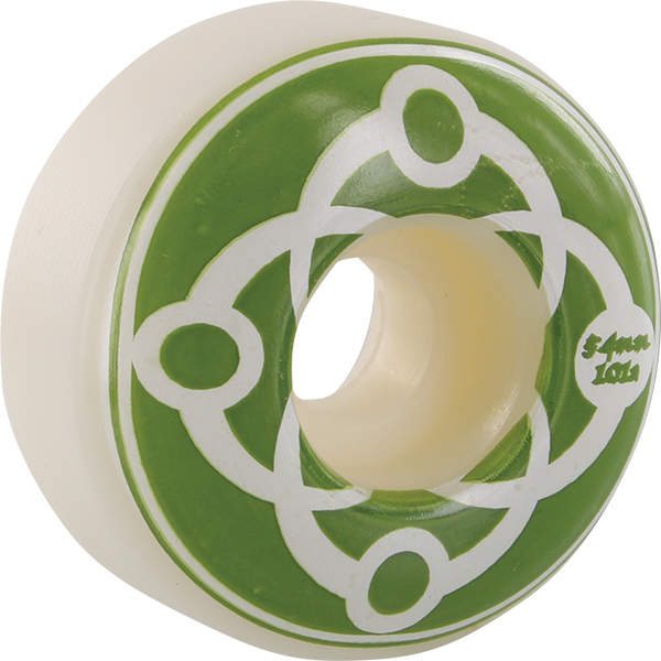 SATORI BIG LINK 54mm 101a WHT/GREEN WHEELS SET