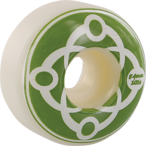 SATORI BIG LINK 54mm 101a WHT/GREEN WHEELS SET