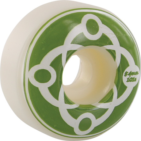 SATORI BIG LINK 54mm 101a WHT/GREEN WHEELS SET