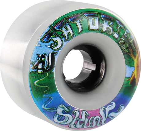 SATORI GOO BALL SKUNK 60mm 78a CLR.WHITE Skateboard Wheels