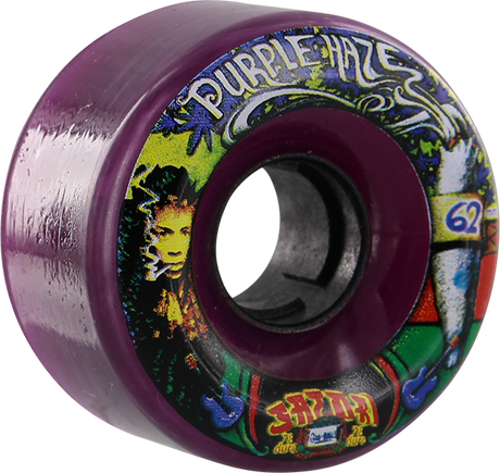 SATORI GOO BALL PURPLE HAZE 62mm 78a CLR.PURPLE Skateboard Wheels