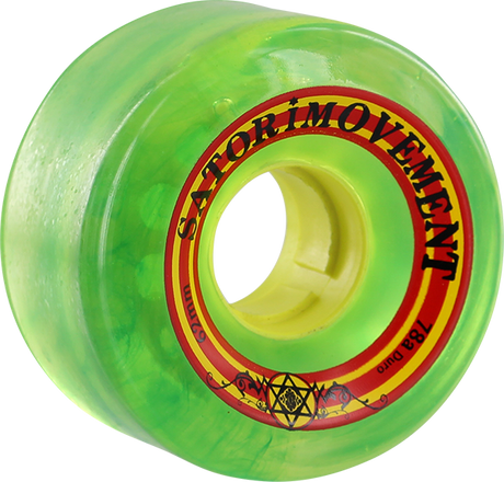SATORI GOO BALL CRUISER RASTA 62mm 78a Skateboard Wheels