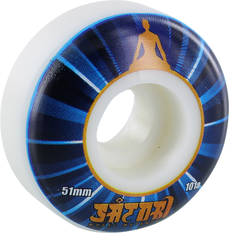 SATORI ILLUMINATING 51mm 101a WHT/BLU WHEELS SET