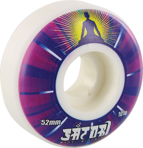 SATORI ILLUMINATING 52mm 101a WHT W/PNK/PUR/YEL WHEELS SET