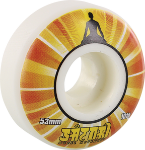 SATORI ILLUMINATING 53mm 101a WHT W/YEL/ORG/RED WHEELS SET
