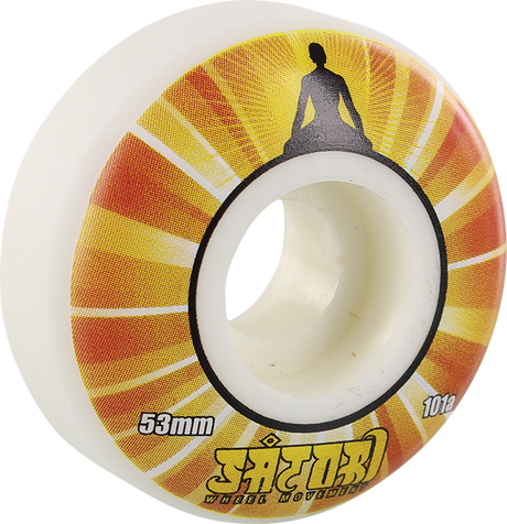 SATORI ILLUMINATING 53mm 101a WHT W/YEL/ORG/RED WHEELS SET