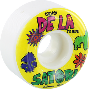 SATORI DELATORRE PRO 53mm 101a WHITE WHEELS SET