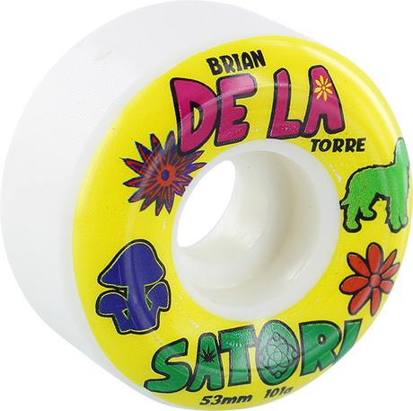 SATORI DELATORRE PRO 53mm 101a WHITE WHEELS SET