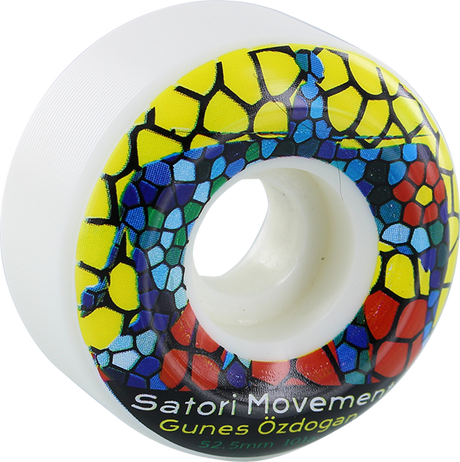 SATORI OZDOGAN STAIN GLASS 52.5mm 80b WHITE WHEELS SET