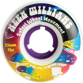 SATORI NEEN MUSHROOM CRUISER 52mm 78a WHITE/PUR WHEELS SET