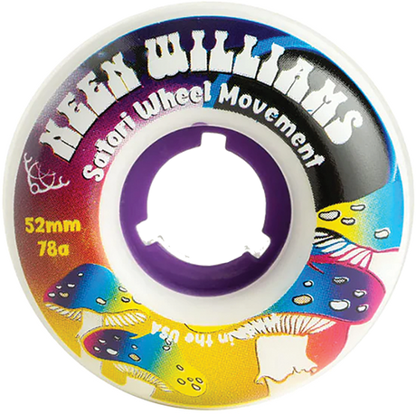 SATORI NEEN MUSHROOM CRUISER 52mm 78a WHITE/PUR WHEELS SET