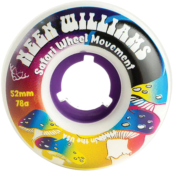 SATORI NEEN MUSHROOM CRUISER 52mm 78a WHITE/PUR WHEELS SET