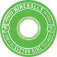 SECTOR 9 9 BALL 78a 61mm CLEAR GREEN Wheels
