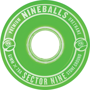 SECTOR 9 9 BALL 78a 61mm CLEAR GREEN Wheels