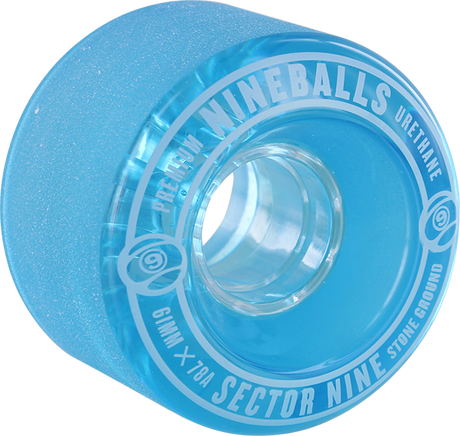 SECTOR 9 9 BALL 78a 61mm CLEAR BLUE Wheels